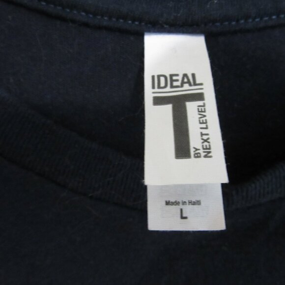 Schilling Cider "Keep It Wild" Blue Pullover Short Sleeve L T-Shirt - Picture 3 of 4